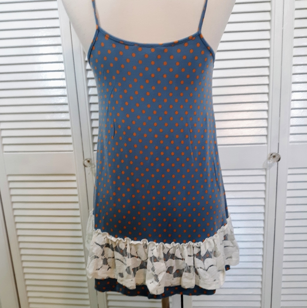 Matilda Jane polka dot lace top blouse sz XS *B - Picture 4 of 5